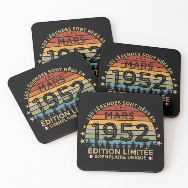 Item preview, Anniversaire 70 Ans Les Legendes Sont Nees en Mars 1952 designed and sold by cssdru.