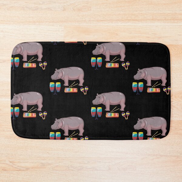 Item preview, Cool Hippo Musician Gift Hippo Really Like Hippos Hippo Lovers Hippopotamus designed and sold by pedrored369.