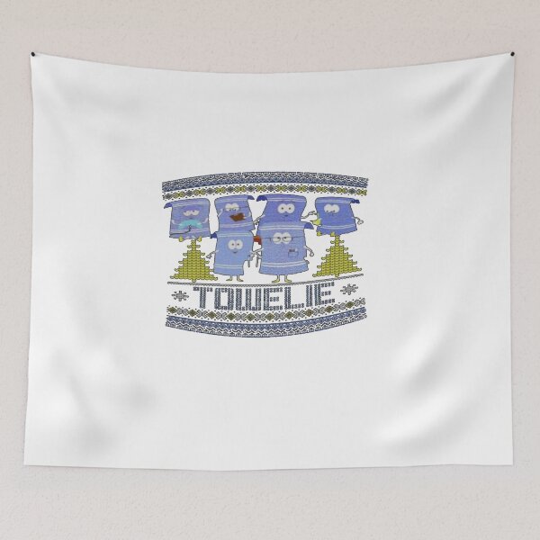 Item preview, South Park Towelie Smoking Towel Christmas Winter Sweater Funny Cloth designed and sold by CallumPerry.