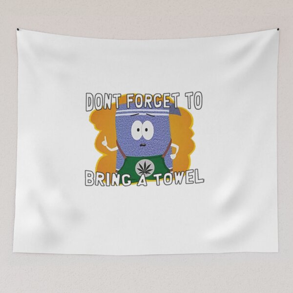 Item preview, Towelie Autocollant Don't Forget to Bring a Towel designed and sold by CallumPerry.