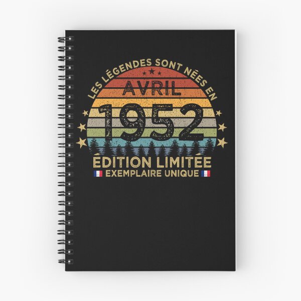 Item preview, Anniversaire 70 Ans Les Legendes Sont Nees en Avril 1952 designed and sold by cssdru.