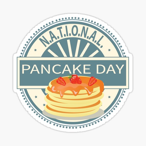Item preview, Happy National Pancake Day 2022 gifts designed and sold by CardboardCotton.