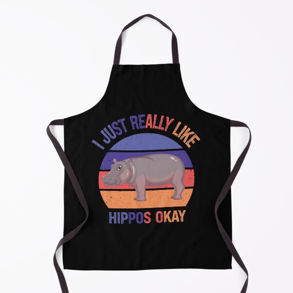 Item preview, Cool I Just Really Love Hippos Okay, Hippo Really Like Hippos Hippo Lovers Hippopotamus,Distressed Colorful Sunset Hippo Design designed and sold by pedrored369.