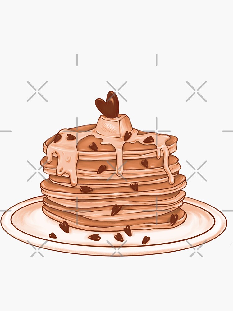 "Happy National Pancake Day 2022 gifts" Sticker by CardboardCotton