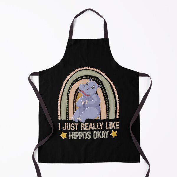 Item preview, Cute I Just Really Love Hippos Okay, Hippo Really Like Hippos Hippo Lovers Hippopotamus, Watercolor Sunset Hippo Art designed and sold by pedrored369.