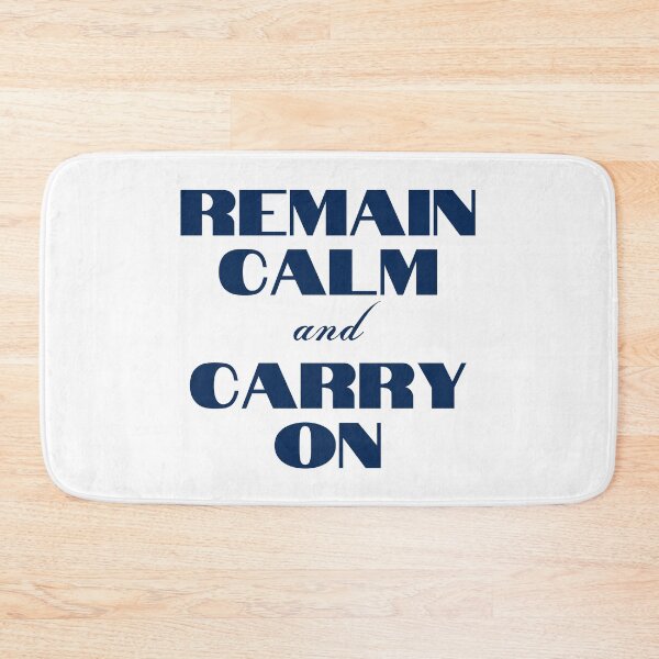 Item preview, Remain Calm and Carry On designed and sold by YourMinimalist-.