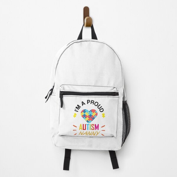 Item preview, I'm A Proud Nanny Autism Awareness Autistic Heart For Autism Awareness Month designed and sold by beunique5.