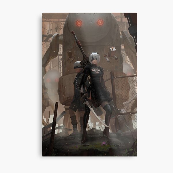 Sexy Robot Anime Metal Prints For Sale Redbubble