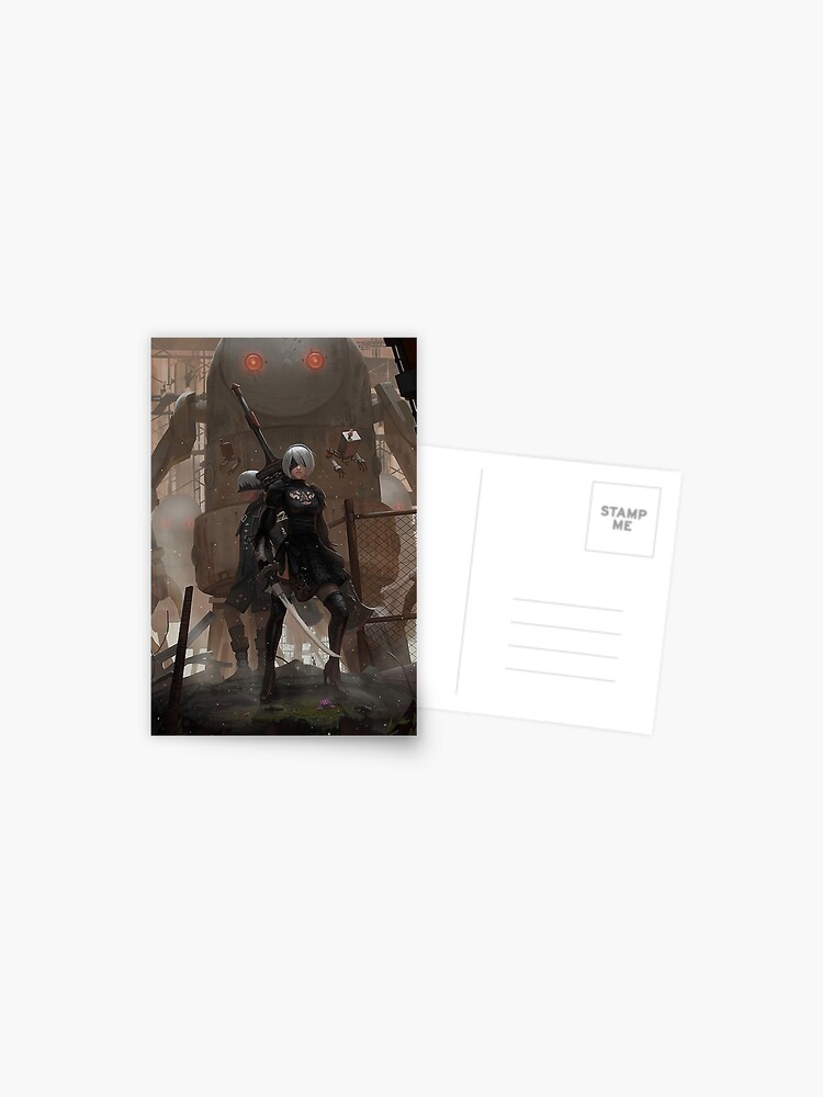 nier automata anime Postcard for Sale by samanthafans