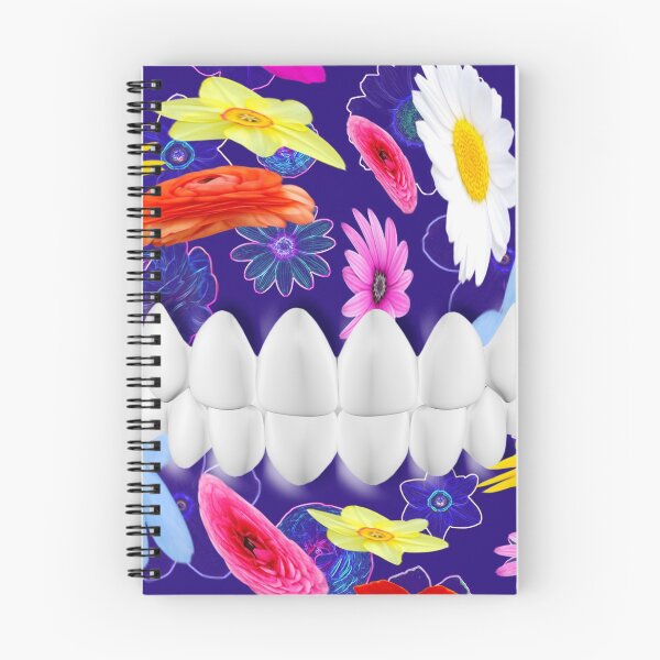 Item preview, Perfect White Teeth Smile Colorful Flower Spin designed and sold by dentalart.