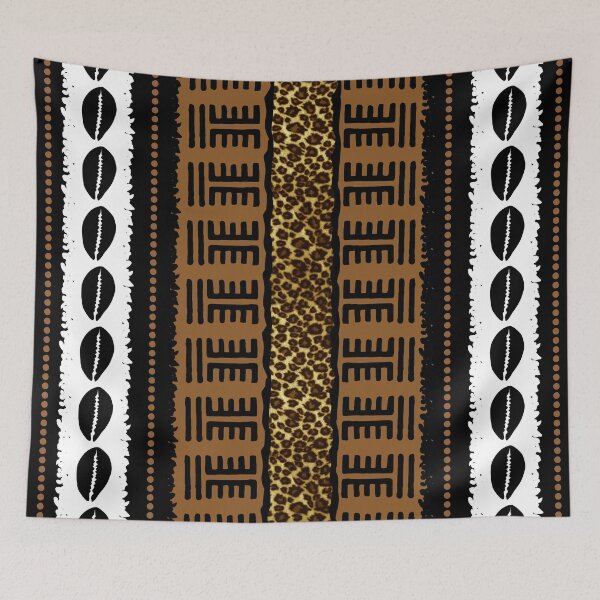 Item preview, Lovely African Mud Cloth Animal Print designed and sold by funkyvibes.