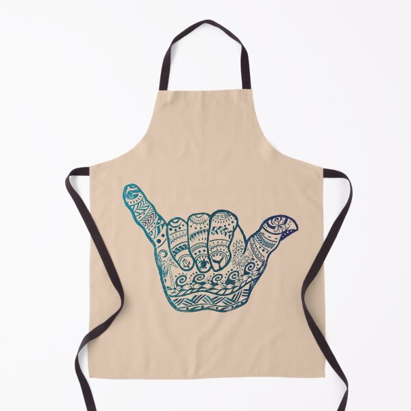 Item preview, Blue Hawaiian Tribal Shaka - Hang Loose Distressed designed and sold by sunnthreads.