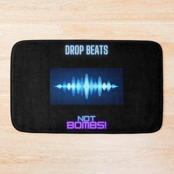 Item preview, Drop Beats Not Bombs!~Support Ukraine designed and sold by ForscarlettPub.