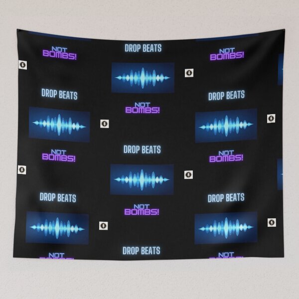 Item preview, Drop Beats Not Bombs!~Support Ukraine designed and sold by ForscarlettPub.