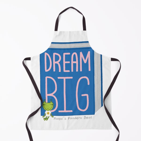 Item preview, Dream Big Sticker from Book "Roqui's Pandero Beat" designed and sold by aventurasEnESL.