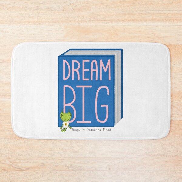 Item preview, Dream Big Sticker from Book "Roqui's Pandero Beat" designed and sold by aventurasEnESL.