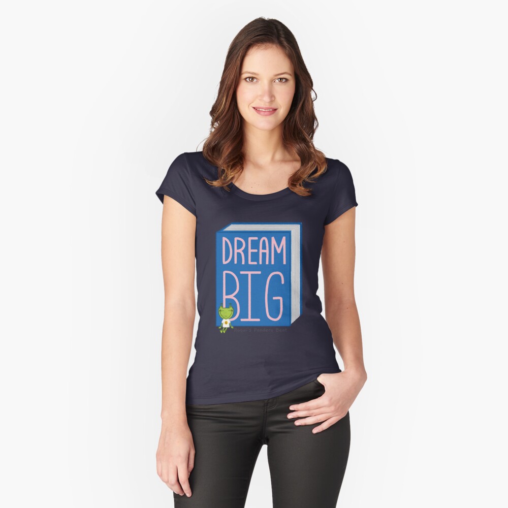 Item preview, Fitted Scoop T-Shirt designed and sold by aventurasEnESL.