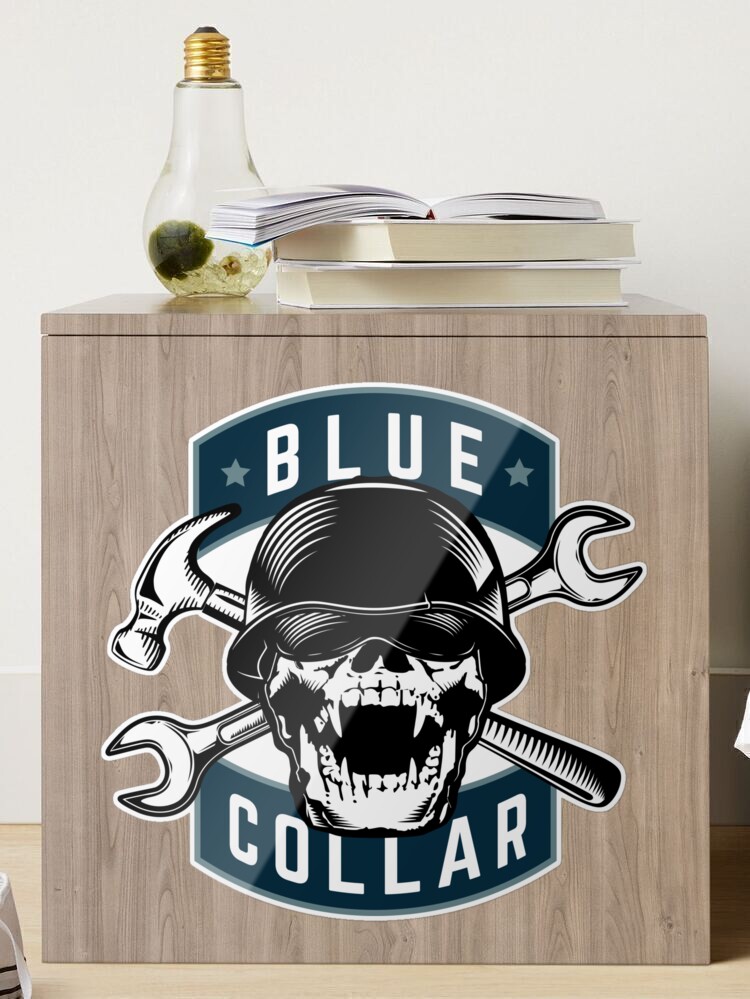 Blue Collar Suana - Hard Hat Decal