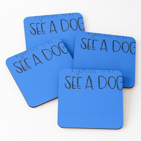 Item preview, Hold on, I️ See A Dog Sticker designed and sold by NiklaSamann.
