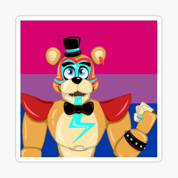 FNAF Freddy Fazbear Gay Pride Magnet for Sale by murderparty