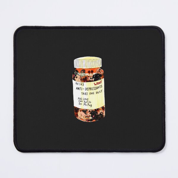 Item preview, Daily Dose Pug Illustration Sticker designed and sold by LeaFriedrichs.