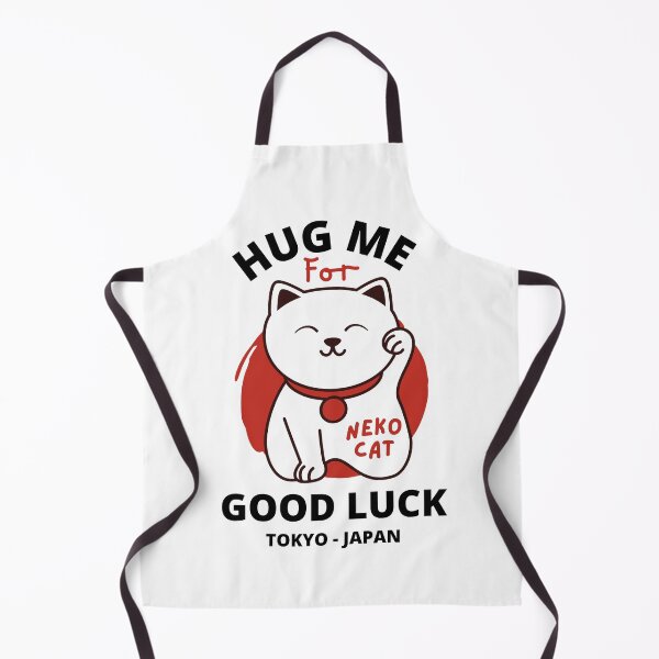 Item preview, Hug Me For Good Luck Design - Red Wight Maneki-Neko The Luck Cat designed and sold by player-502.
