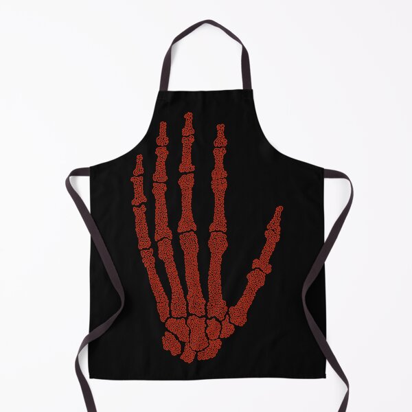 Item preview, Squiggle Skeleton Hand - Red - designed and sold by Xernition.