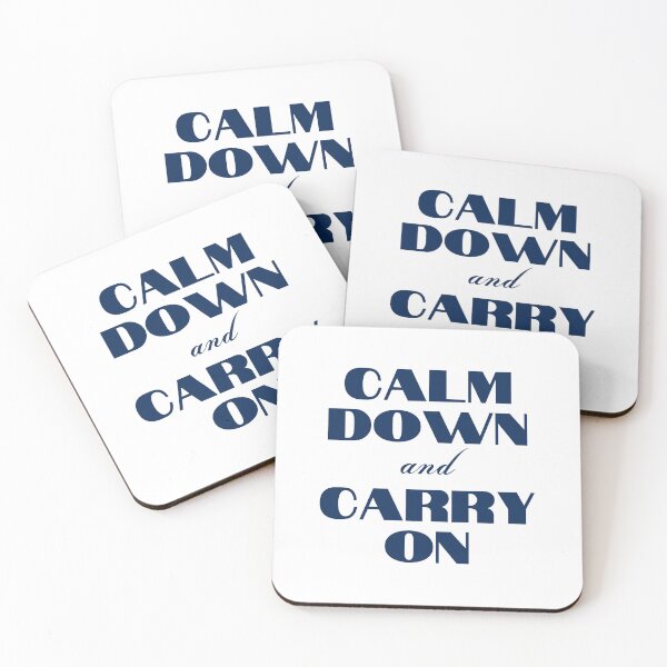 Item preview, Calm Down and Carry On  | Keep Calm and Carry On designed and sold by YourMinimalist-.