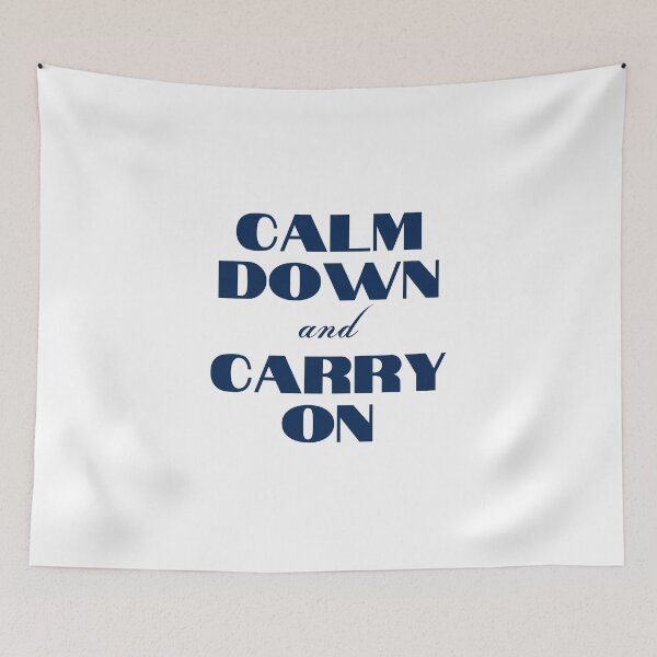 Item preview, Calm Down and Carry On  | Keep Calm and Carry On designed and sold by YourMinimalist-.