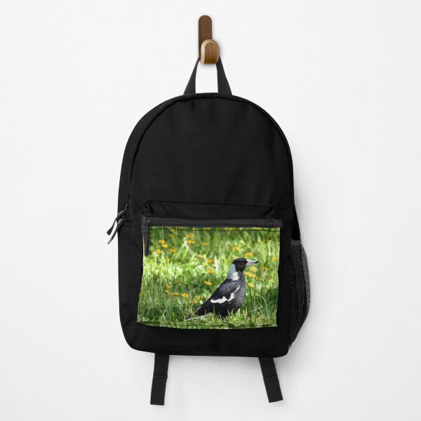 Item preview, Magpie in a Pretty Field of Flowers designed and sold by Digitaldingo.