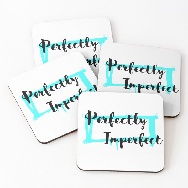 Item preview, Perfectly imperfect with blue paint drip frame designed and sold by MGuyerArt.