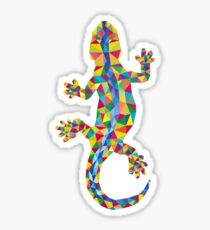 Vivid Barcelona Stadt Eidechse Sticker