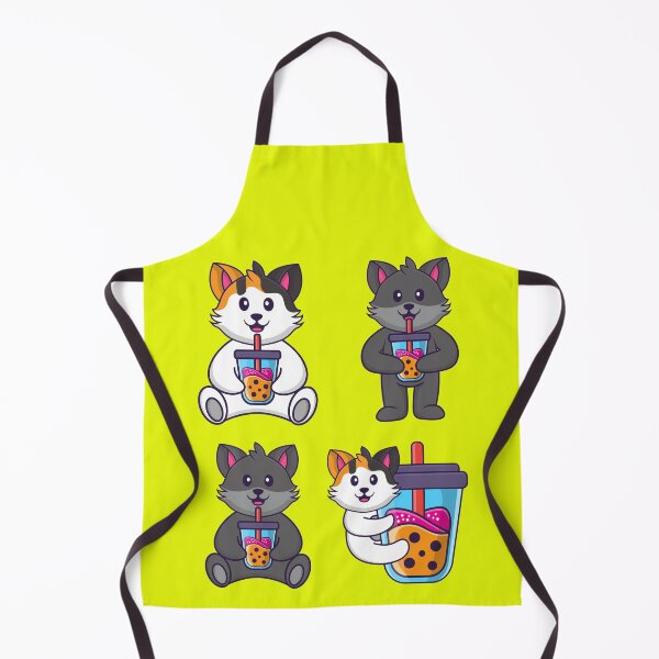 Item preview, funny boba cat drinking boba cats drinking boba designed and sold by Tshirtk.