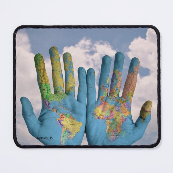 Item preview, Map of the World in your Hands Photo designed and sold by SuziQPrayers427.
