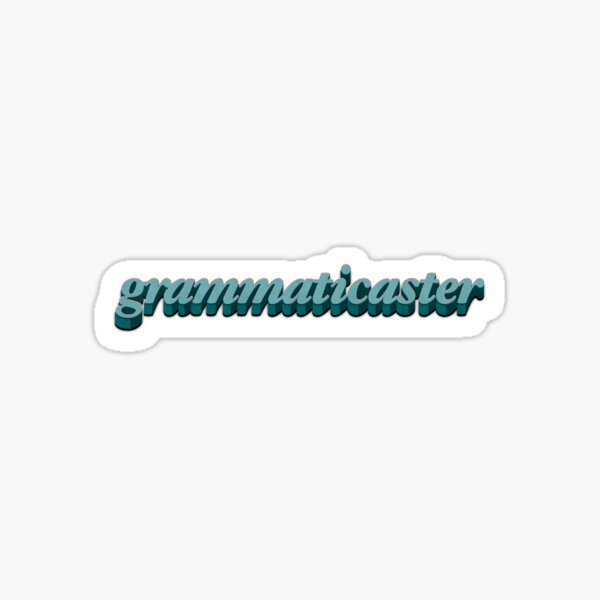 Language Art - Grammaticaster Sticker
