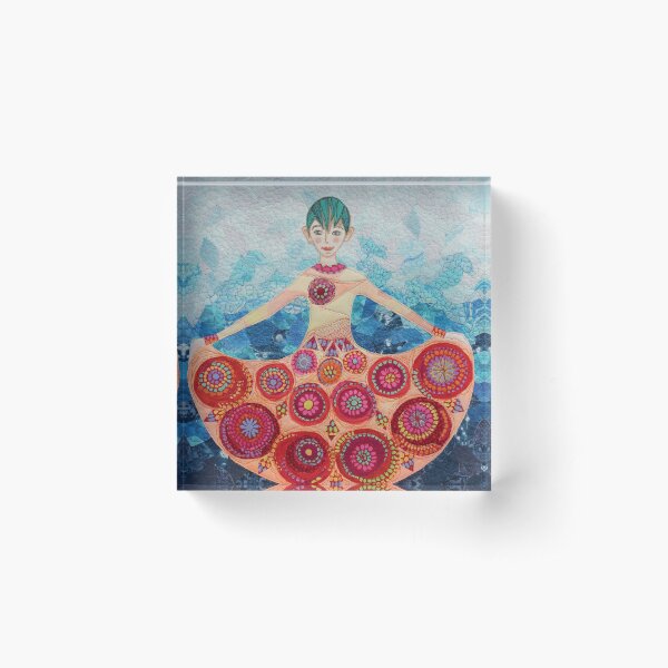 She Dances in Circles Acrylic Block
