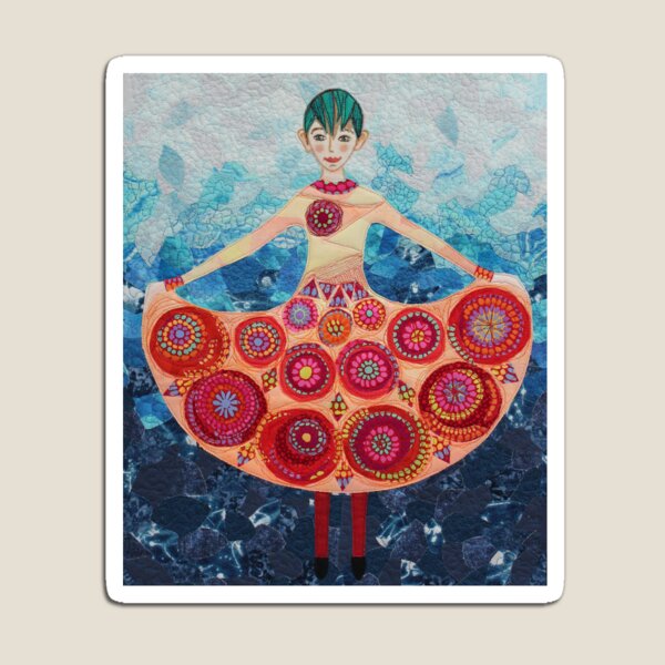 She Dances in Circles Magnet