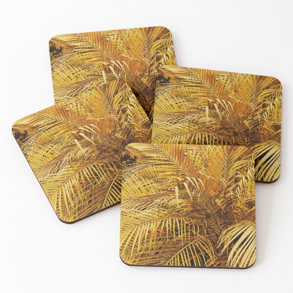 Item preview, Yellow Fantasy Palm Leaves With Storybook Elegance designed and sold by DEC02.