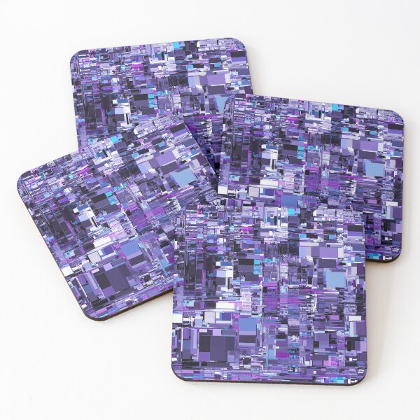 Item preview, Ultraviolet cyberpunk glitch camo pattern designed and sold by outkast-oasis.