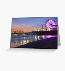 Santa Monica Pier Greeting Card