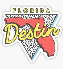Destin Beach Florida Souvenirs Sticker