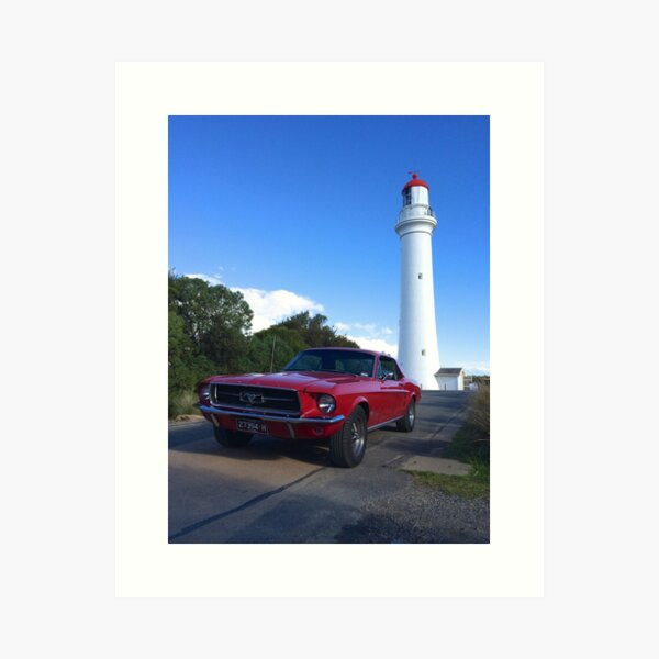 Item preview, Ford Mustang and Lighthouse designed and sold by Tony Lupton.
