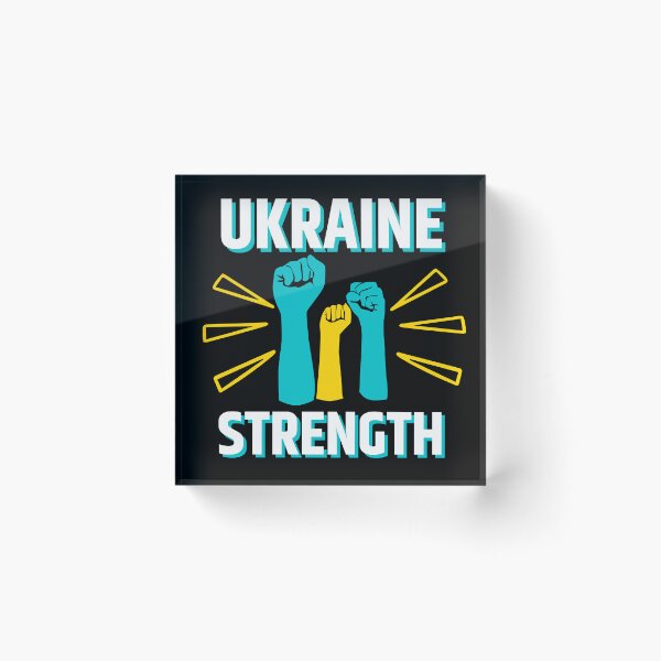 Item preview, I stand with UKRAINE T SHIRT / UKRAINE STRONG T SHIRT designed and sold by JAdotdotDesigns.