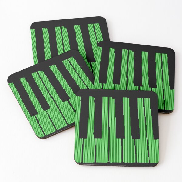 Item preview, Digital Piano Green LInes designed and sold by outkast-oasis.