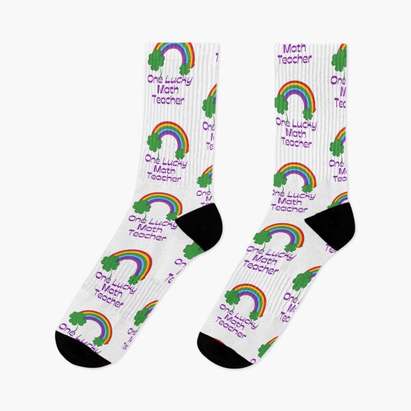 Item preview, One Lucky Teacher | One Lucky Math Teacher | Lucky Math Teacher | One Lucky Teacher St. Patrick's Day SPED designed and sold by Rainbows Rock.