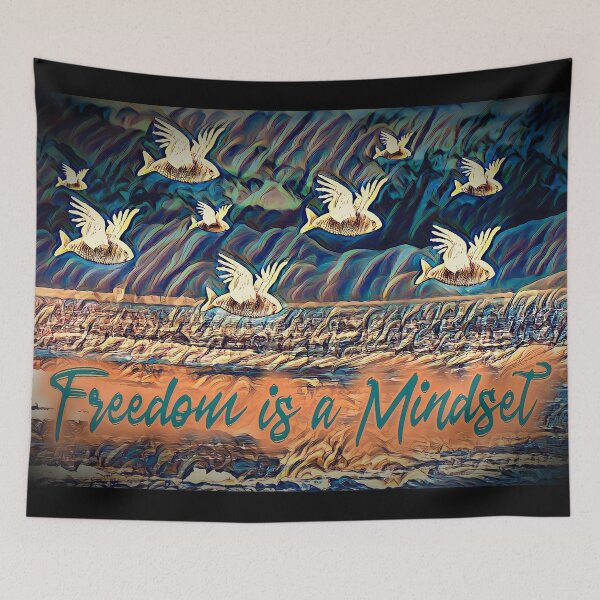 Item preview, Freedom is a Mindset, Jaded Hunter  designed and sold by JadedHunter.