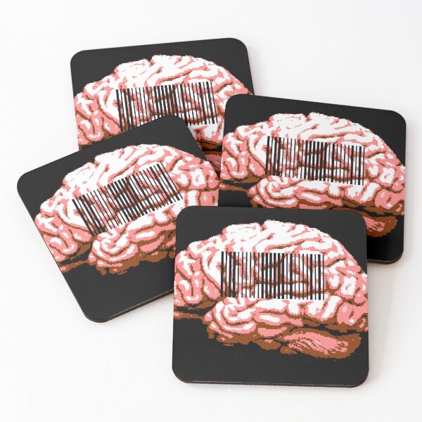 Item preview, Barcode Brain Digital Pixel Posthuman 8 bit designed and sold by outkast-oasis.