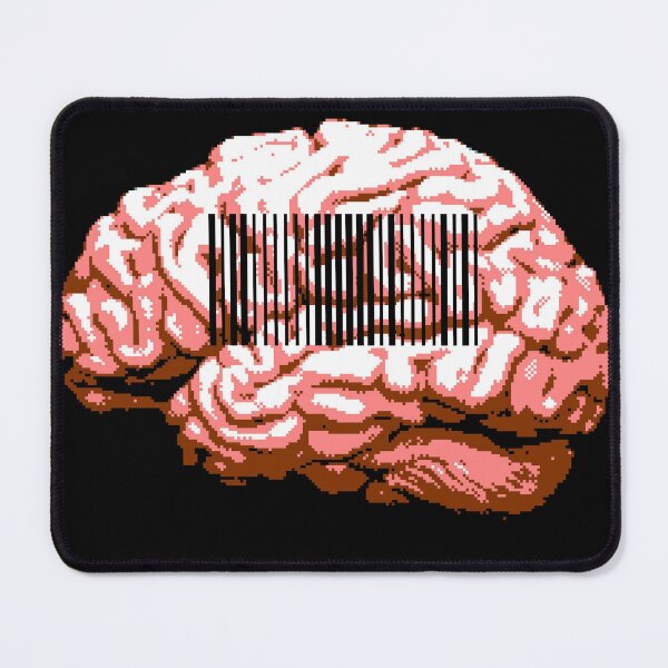 Item preview, Barcode Brain Digital Pixel Posthuman 8 bit designed and sold by outkast-oasis.