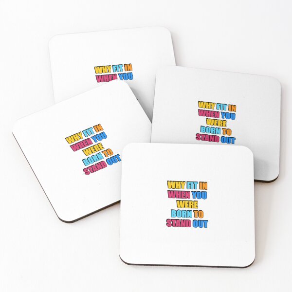 Item preview, Why Fit In When You Were Born To Stand Out  designed and sold by Inspirationmotivation.