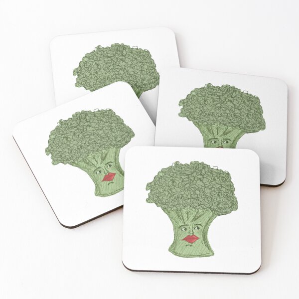 Item preview, yassified broccoli designed and sold by StickersBruh.